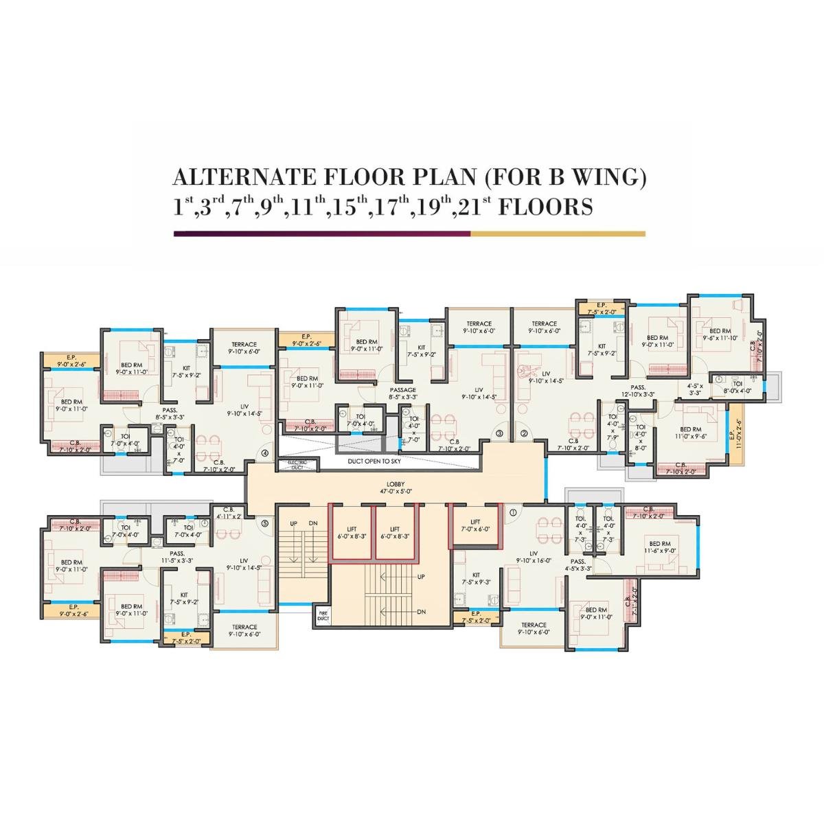 Guru-Atman-Floor-Plan-Wing-B